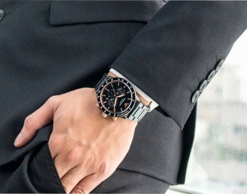 Emporio Armani ZEGAREK MĘSKI EMPORIO ARMANI AR70002 - MARIO - CERAMIKA (zi022a)