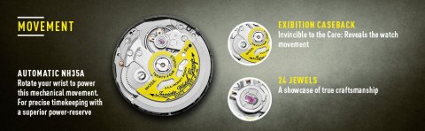 Invicta ZEGAREK MĘSKI INVICTA DIVER PROFESSIONAL 29184 - AUTOMAT WR200, koperta 42mm (zv004b)