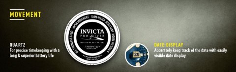 Invicta ZEGAREK MĘSKI INVICTA PRO DIVER 30024 - WR100, koperta 43mm (zv011a)