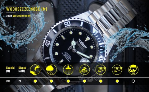 Invicta ZEGAREK MĘSKI INVICTA PRO DIVER 30024 - WR100, koperta 43mm (zv011a)