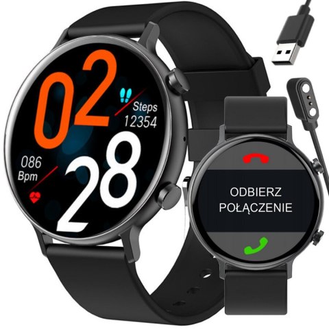 Rubicon SMARTWATCH DAMSKI Rubicon RNCE98 - WYKONYWANIE POŁĄCZEŃ, PULSOKSYMETR (sr043b)