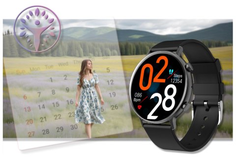 Rubicon SMARTWATCH DAMSKI Rubicon RNCE98 - WYKONYWANIE POŁĄCZEŃ, PULSOKSYMETR (sr043b)