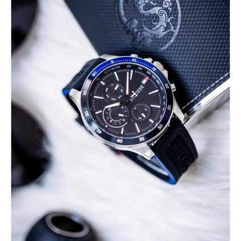 Tommy Hilfiger ZEGAREK MĘSKI TOMMY HILFIGER 1791724 BANK (zf023d)