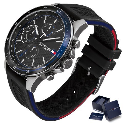 Tommy Hilfiger ZEGAREK MĘSKI TOMMY HILFIGER 1791724 BANK (zf023d)