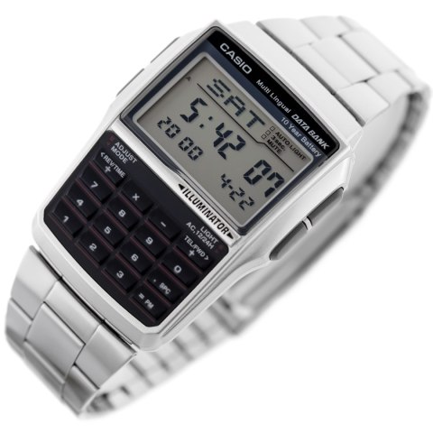 Casio ZEGAREK MĘSKI CASIO VINTAGE DATABANK DBC-32D-1ADF (zd162b) + BOX