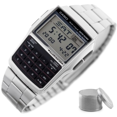 Casio ZEGAREK MĘSKI CASIO VINTAGE DATABANK DBC-32D-1ADF (zd162b) + BOX