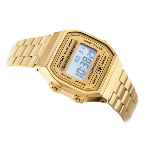 Casio ZEGAREK UNISEX CASIO A168WG-9W (zd088b) - KLASYKA + BOX