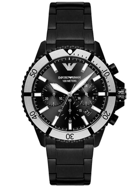 Emporio Armani ZEGAREK MĘSKI EMPORIO ARMANI AR80050 - DIVER (zi032d)