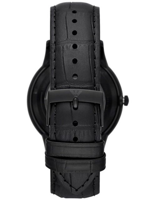 Emporio Armani Zegarek męski EMPORIO ARMANI SKELETON AUTOMATIC AR60042 (zi055c)