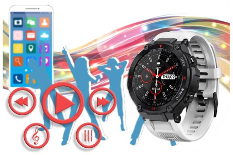 Gravity SMARTWATCH MĘSKI GRAVITY GT7-6 - WYKONYWANIE POŁĄCZEŃ (sg016f)