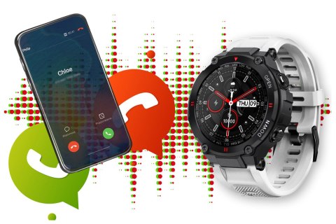 Gravity SMARTWATCH MĘSKI GRAVITY GT7-6 - WYKONYWANIE POŁĄCZEŃ (sg016f)