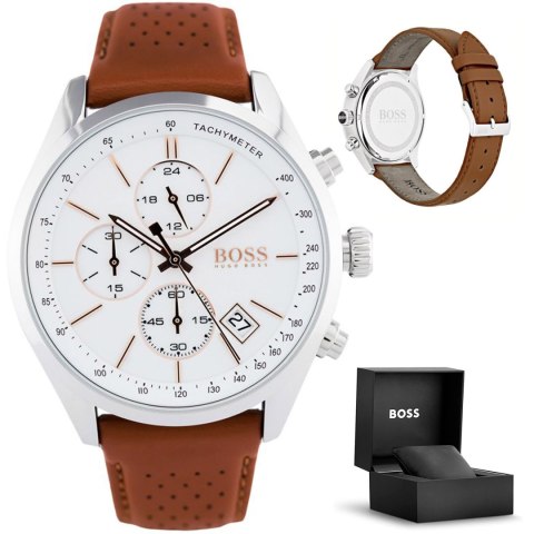 Hugo Boss ZEGAREK MĘSKI HUGO BOSS 1513475 Grand Prix Chronograph (zh003d)
