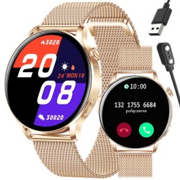 Rubicon SMARTWATCH DAMSKI Rubicon RNCE81 - WYKONYWANIE POŁĄCZEŃ, PULSOKSYMETR (sr045b)