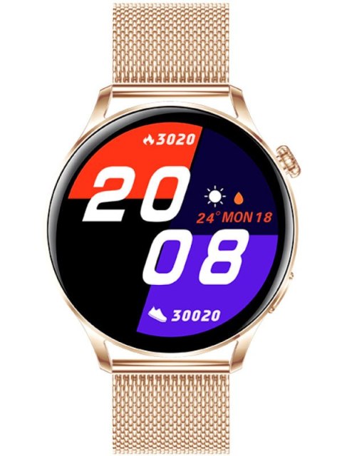 Rubicon SMARTWATCH DAMSKI Rubicon RNCE81 - WYKONYWANIE POŁĄCZEŃ, PULSOKSYMETR (sr045b)