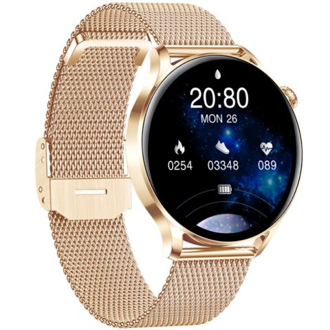Rubicon SMARTWATCH DAMSKI Rubicon RNCE81 - WYKONYWANIE POŁĄCZEŃ, PULSOKSYMETR (sr045b)