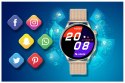 Rubicon SMARTWATCH DAMSKI Rubicon RNCE81 - WYKONYWANIE POŁĄCZEŃ, PULSOKSYMETR (sr045b)