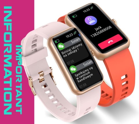 Rubicon SMARTWATCH DAMSKI Rubicon RNCE83 - CIŚNIENIOMIERZ (sr032e)