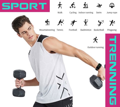 Rubicon SMARTWATCH DAMSKI Rubicon RNCE83 - CIŚNIENIOMIERZ (sr032e)