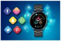 Rubicon SMARTWATCH Rubicon RNCE81 - WYKONYWANIE POŁĄCZEŃ, PULSOKSYMETR (sr045c)