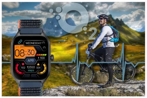 Rubicon SMARTWATCH UNISEX Rubicon RNCF03 - ROZMOWY BLUETOOTH, ALWAYS ON DISPLAY (sr049a)