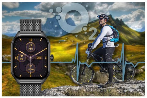 Rubicon SMARTWATCH UNISEX Rubicon RNCF03 - ROZMOWY BLUETOOTH, ALWAYS ON DISPLAY (sr049g)