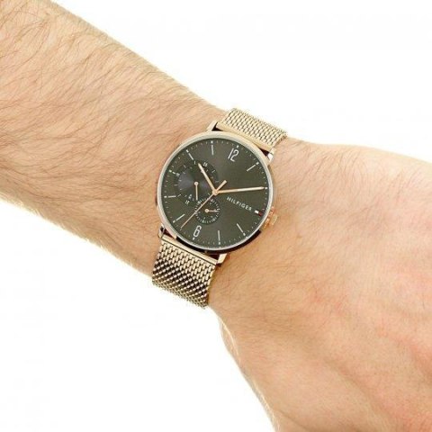 Tommy Hilfiger ZEGAREK MĘSKI TOMMY HILFIGER BROOKLYN 1791506 (zf061c)