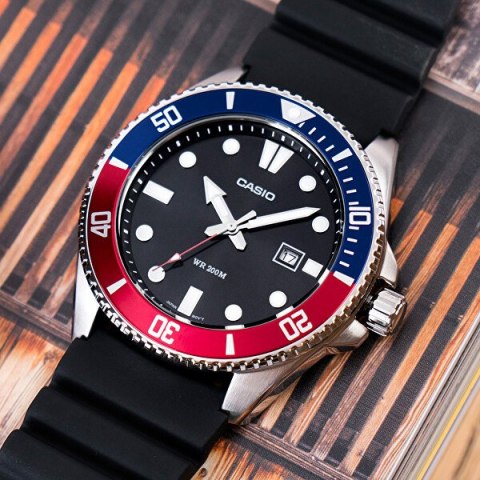 Casio ZEGAREK MĘSKI CASIO MDV-107-1A3 (zd172b) + BOX