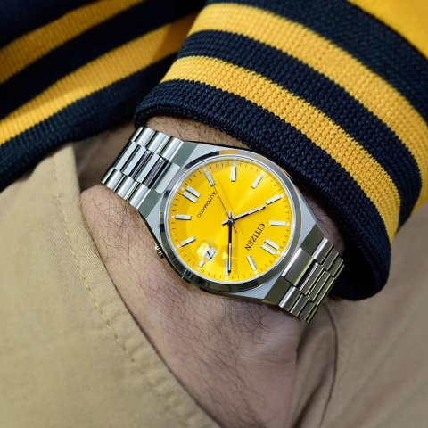 Citizen ZEGAREK MĘSKI CITIZEN Tsuyosa NJ0150-81Z - AUTOMAT SZAFIR