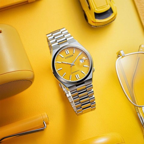 Citizen ZEGAREK MĘSKI CITIZEN Tsuyosa NJ0150-81Z - AUTOMAT SZAFIR