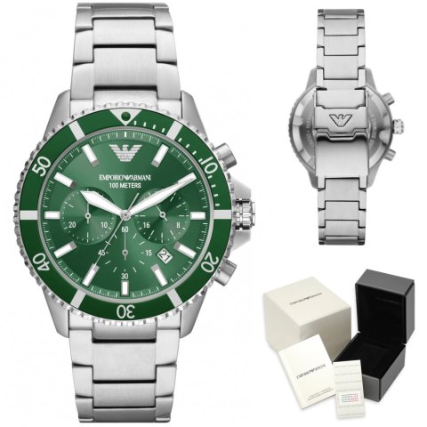 Emporio Armani ZEGAREK MĘSKI EMPORIO ARMANI AR11500 DIVER (zi035d)