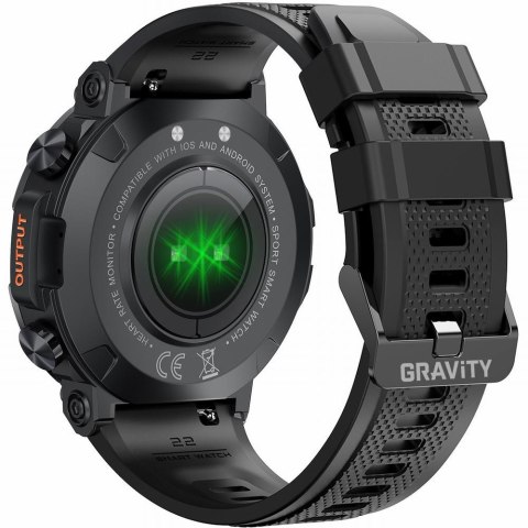 Gravity SMARTWATCH MĘSKI GRAVITY GT7-1 PRO - WYKONYWANIE POŁĄCZEŃ, PULSOKSYMETR (sg018a)