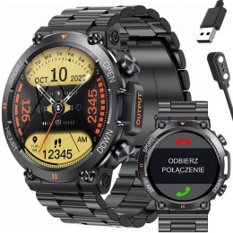 Gravity SMARTWATCH MĘSKI GRAVITY GT7-2 PRO - WYKONYWANIE POŁĄCZEŃ, PULSOKSYMETR (sg018b)