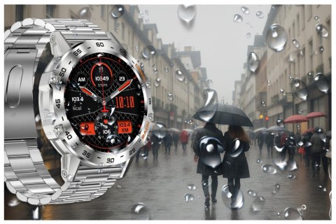 Gravity SMARTWATCH MĘSKI GRAVITY GT9-3 - WYKONYWANIE POŁĄCZEŃ, CIŚNIENIOMIERZ (sg021c)