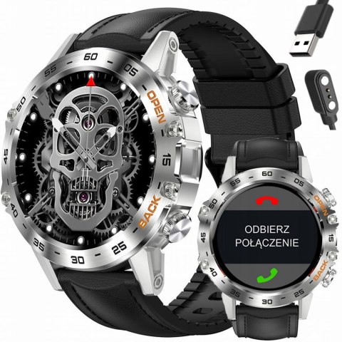 Gravity SMARTWATCH MĘSKI GRAVITY GT9-6 - WYKONYWANIE POŁĄCZEŃ, CIŚNIENIOMIERZ (sg021f)