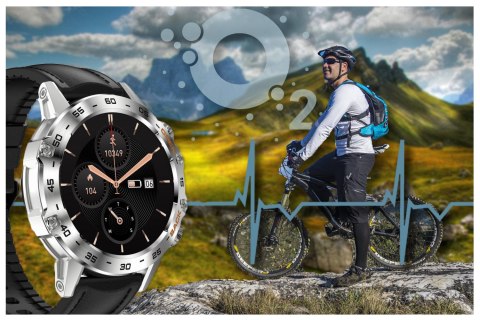Gravity SMARTWATCH MĘSKI GRAVITY GT9-6 - WYKONYWANIE POŁĄCZEŃ, CIŚNIENIOMIERZ (sg021f)