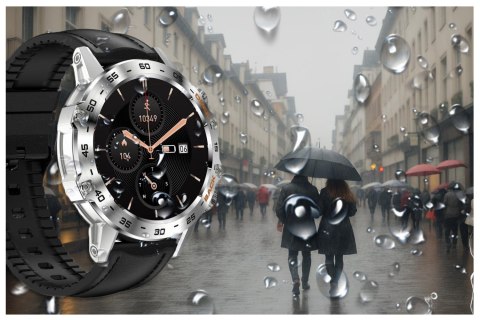 Gravity SMARTWATCH MĘSKI GRAVITY GT9-6 - WYKONYWANIE POŁĄCZEŃ, CIŚNIENIOMIERZ (sg021f)