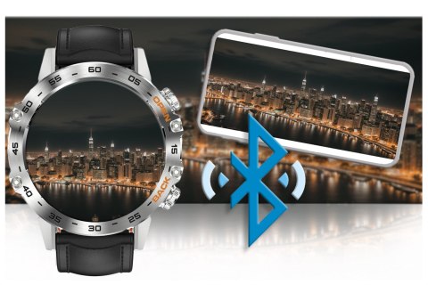 Gravity SMARTWATCH MĘSKI GRAVITY GT9-6 - WYKONYWANIE POŁĄCZEŃ, CIŚNIENIOMIERZ (sg021f)