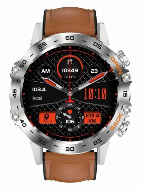Gravity SMARTWATCH MĘSKI GRAVITY GT9-8 - WYKONYWANIE POŁĄCZEŃ, CIŚNIENIOMIERZ (sg021h)
