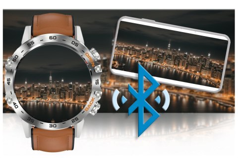 Gravity SMARTWATCH MĘSKI GRAVITY GT9-8 - WYKONYWANIE POŁĄCZEŃ, CIŚNIENIOMIERZ (sg021h)