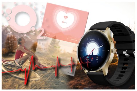 Gravity SMARTWATCH UNISEX GRAVITY GT2-3 - ROZMOWY BLUETOOTH, WŁASNE TARCZE (sg019c)