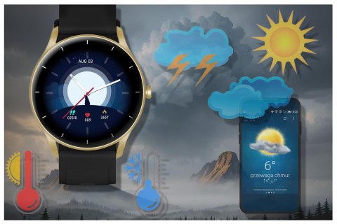 Gravity SMARTWATCH UNISEX GRAVITY GT2-3 - ROZMOWY BLUETOOTH, WŁASNE TARCZE (sg019c)