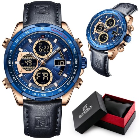 Naviforce ZEGAREK MĘSKI NAVIFORCE NF9197L RG/BE/BE + BOX