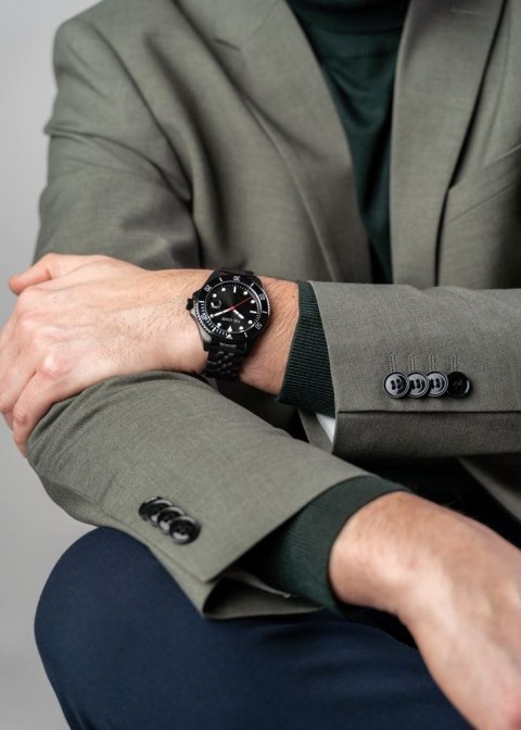 Paul Lorens ZEGAREK MĘSKI PAUL LORENS - PL13030B-1A5 (zg350c) + BOX