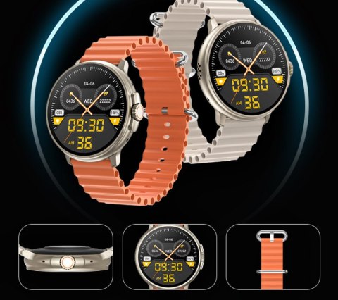 Rubicon SMARTWATCH UNISEX Rubicon RNCF15 - BLUETOOTH CALL, ŁADOWANIE BEZPRZEWODOWE (sr057a)