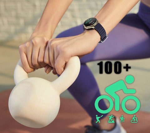 Rubicon SMARTWATCH UNISEX Rubicon RNCF15 - BLUETOOTH CALL, ŁADOWANIE BEZPRZEWODOWE (sr057a)