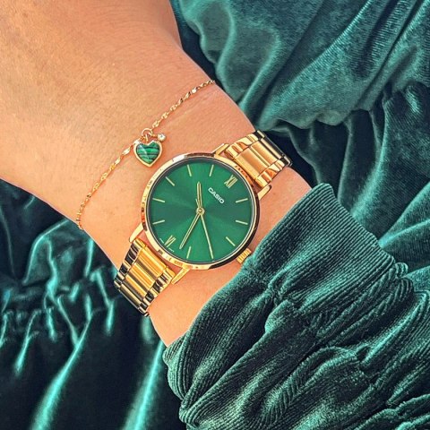 Casio ZEGAREK DAMSKI CASIO LTP-VT02G-3A KLASYKA + BOX