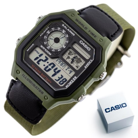 Casio ZEGAREK MĘSKI CASIO AE-1200WHB-3B + BOX