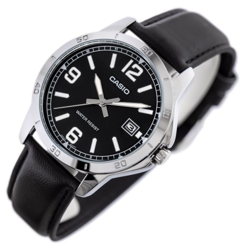 Casio ZEGAREK MĘSKI CASIO MTP-V004L-1B + BOX (zd046g)