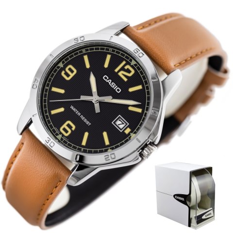 Casio ZEGAREK MĘSKI CASIO MTP-V004L-1B2 + BOX