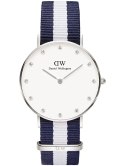 Daniel Wellington ZEGAREK DAMSKI DANIEL WELLINGTON Glasgow Silver DW00100082 + BOX